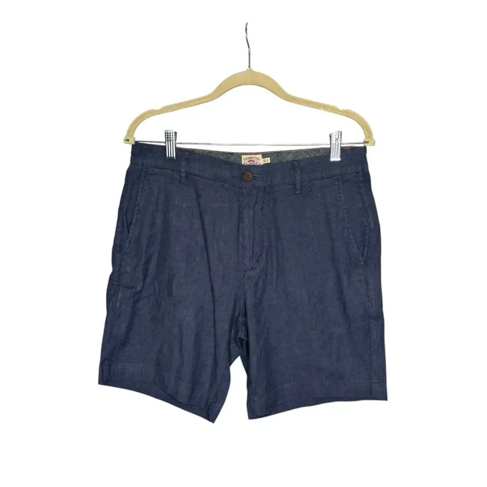 Faherty Tradewinds Linen Shorts 7.5